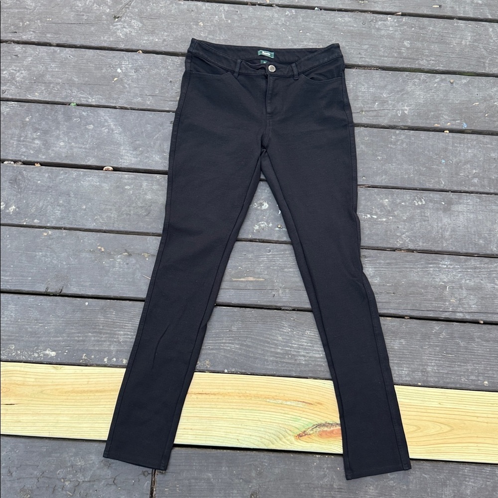 Roots Black Womens Stretch Pants size S